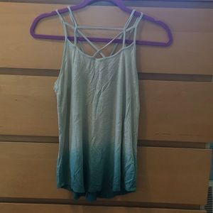American Eagle Strappy Ombre Tank Top